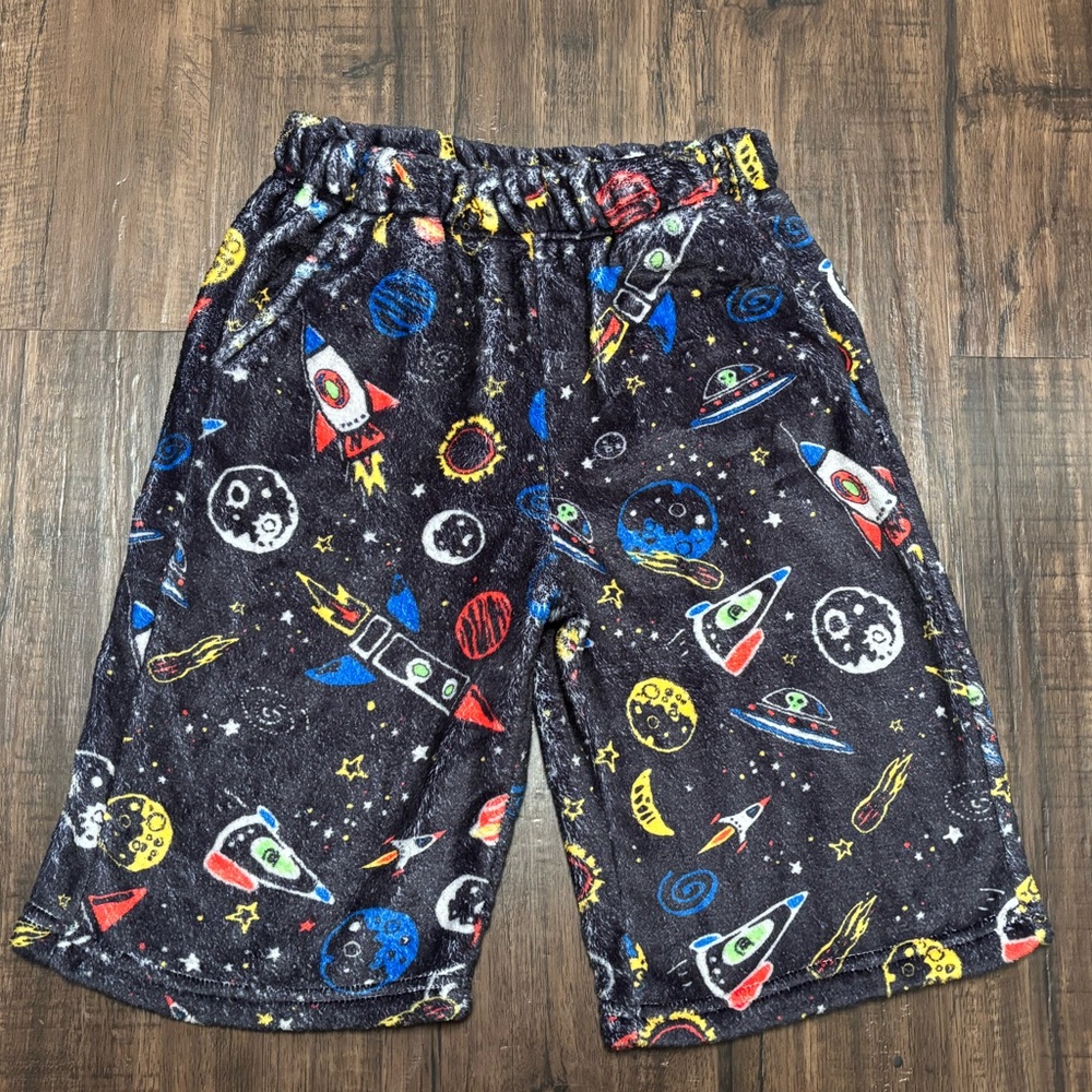 iScream fuzzy pajama shorts boys 10/12
